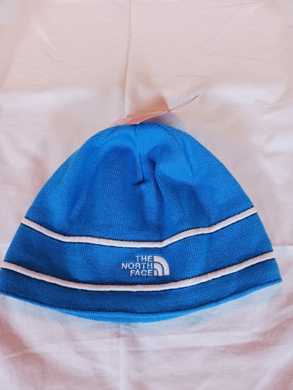 The North Face Youth Blue Logo Beanie NWT